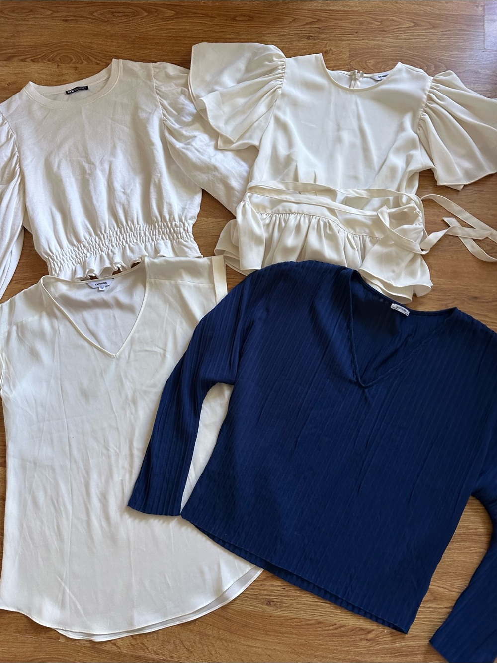 Women’s top bundle Express and Zara Size M